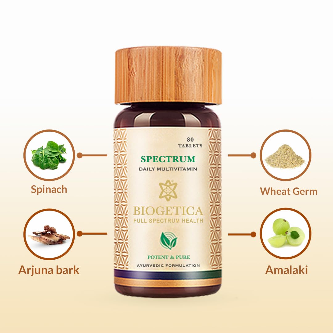 Frasco multivitamínico Biogetica.