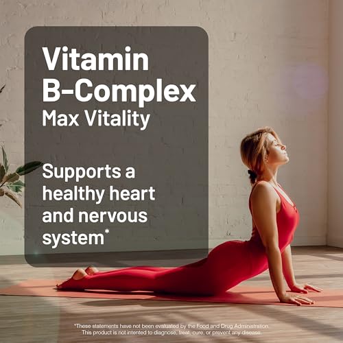 Frasco NatureWise complejo vitaminas B para energía y mente