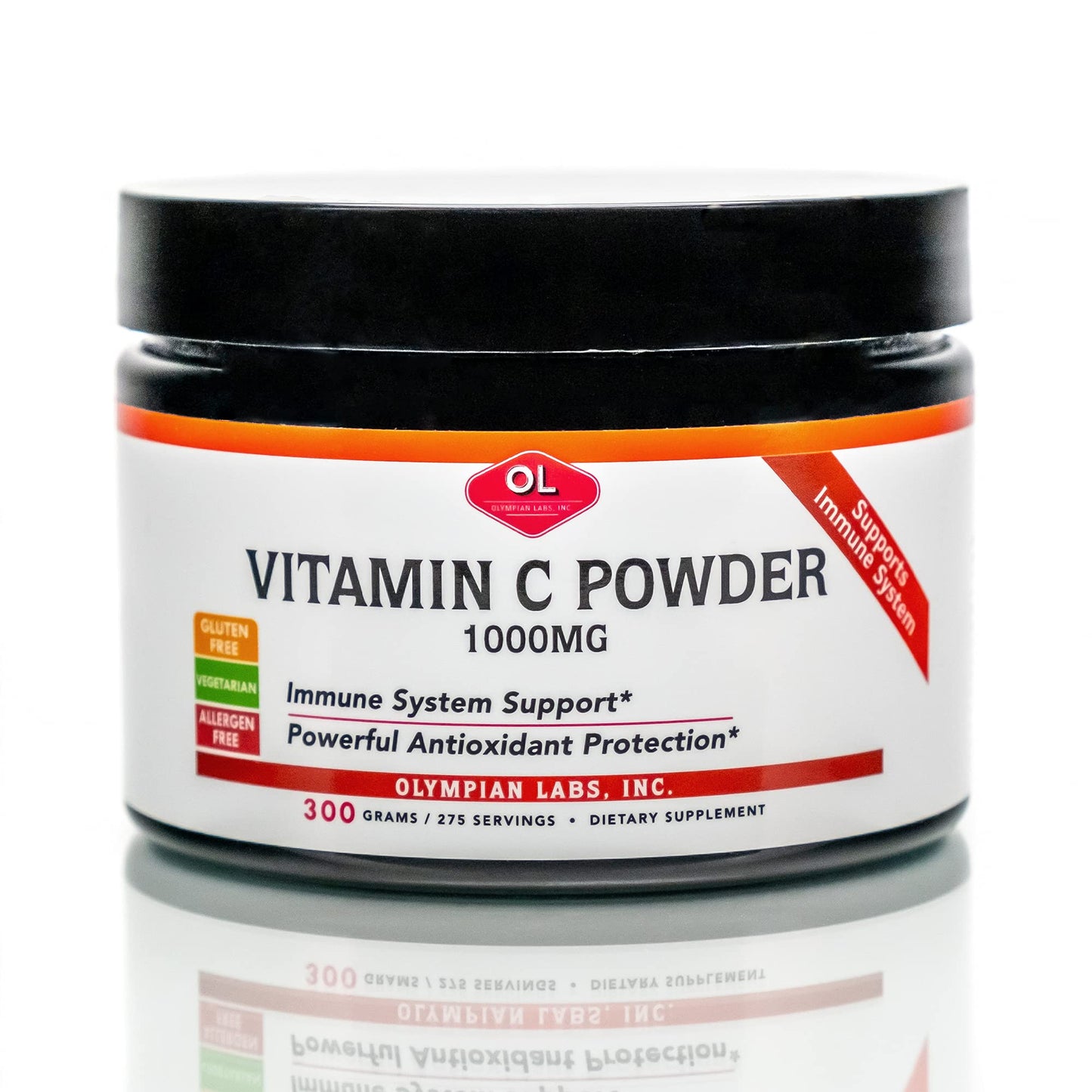 Frasco polvo vitamina C Olympian Labs 1000 mg