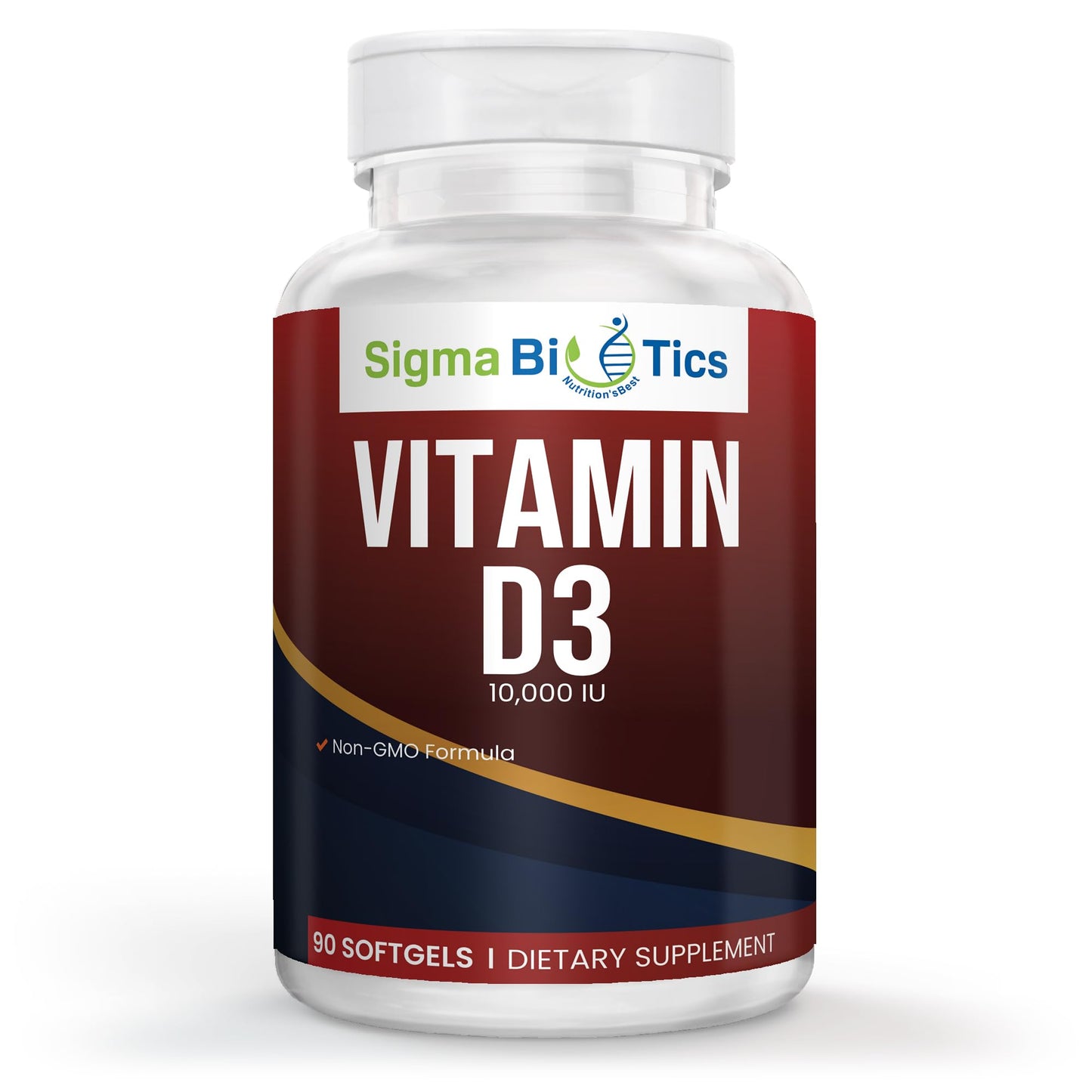 Frasco SigmaBiotics colágeno y vitamina D alta potencia