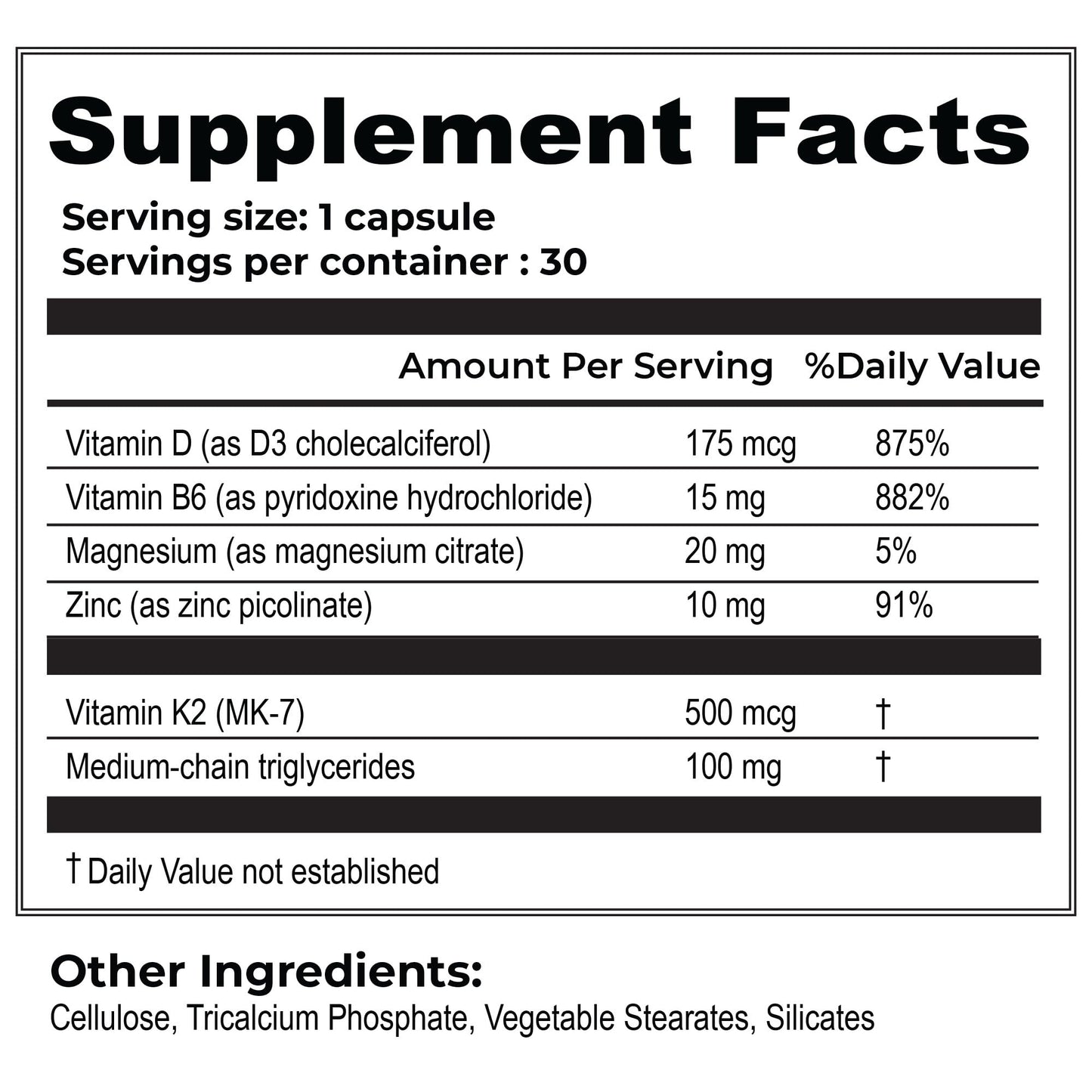 Frasco smart HEALTH vitamina D3+K2 y cofactors en fondo blanco