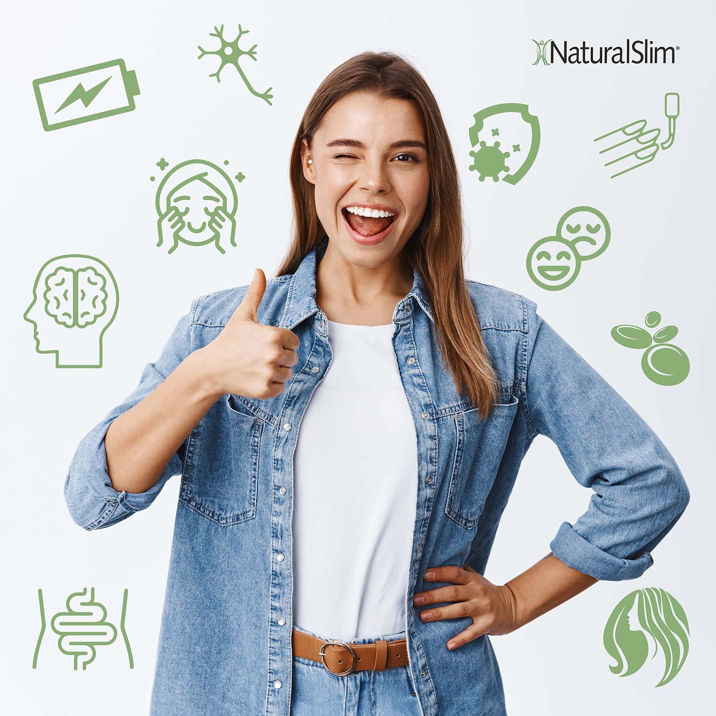 Frasco suplemento NaturalSlim Metab-12 vistas múltiples