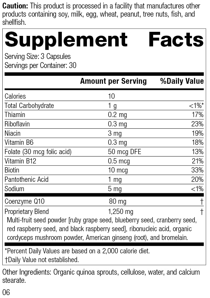 Frasco suplemento Standard Process B Vitality