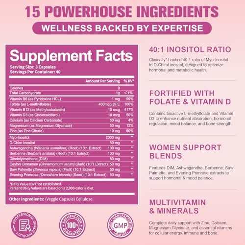 Frasco de suplemento Totaria para función ovárica y balance hormonal
