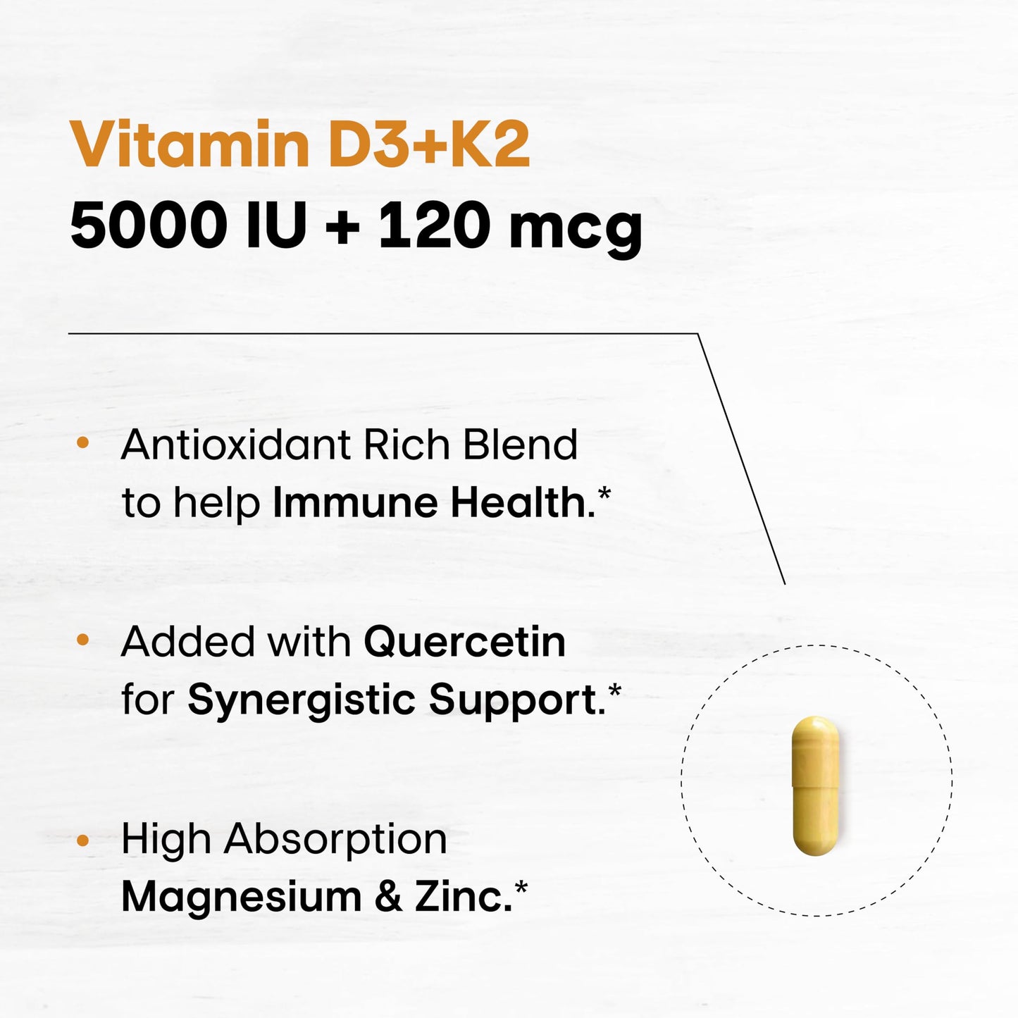 Frasco suplemento vitamina D3 K2 Magnesio Sandhu's