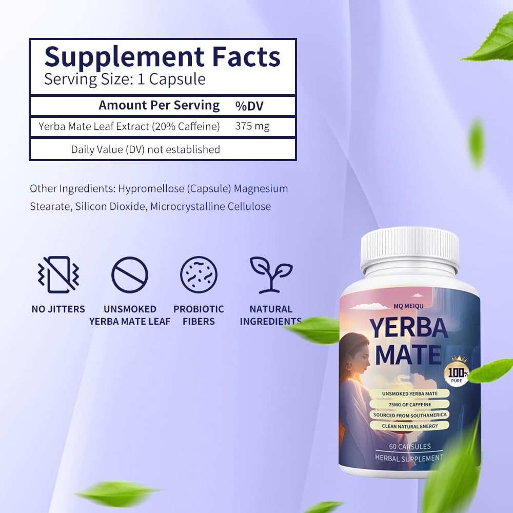Frasco del suplemento de Yerba Mate BOILPC