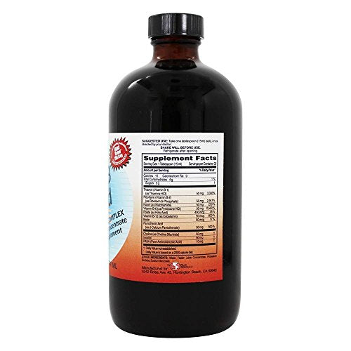 Frasco Ultra-B líquido jugo de uva pasa complejo B