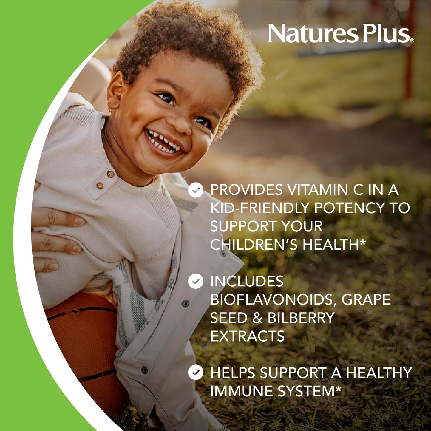 Frasco vitamina C masticable niños NaturesPlus