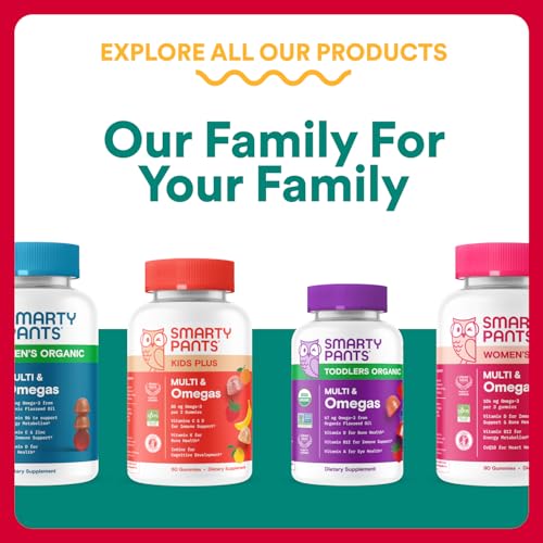 Frasco de vitaminas prenatales SmartyPants orgánicas