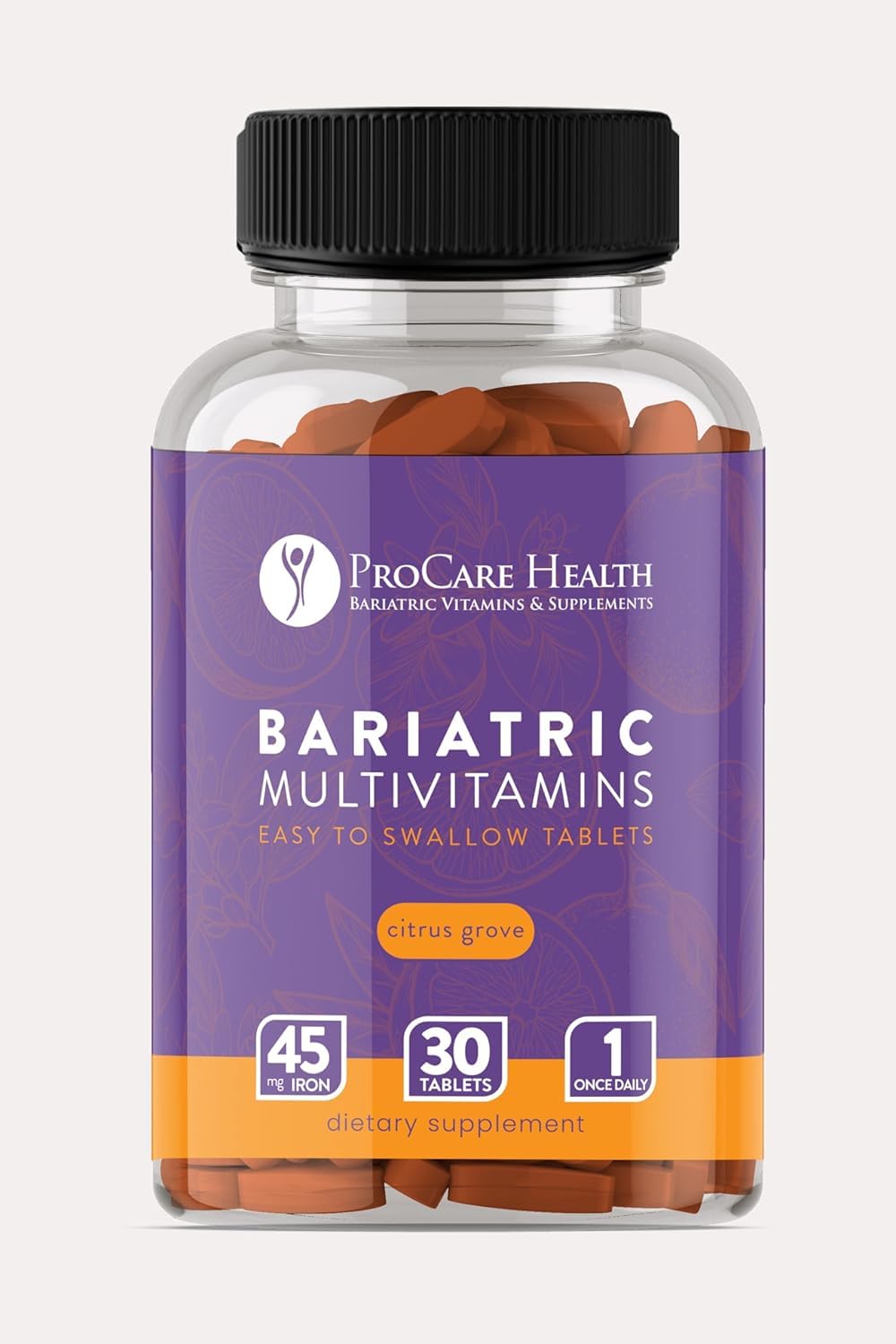 frascos multivitaminas bariátricas 45mg