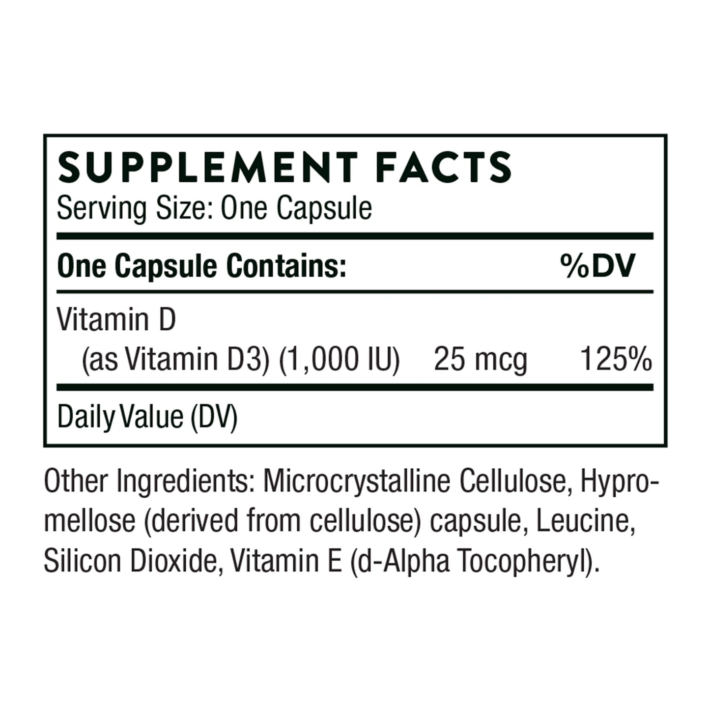 Frascos vitaminas D3 y C combo THORNE