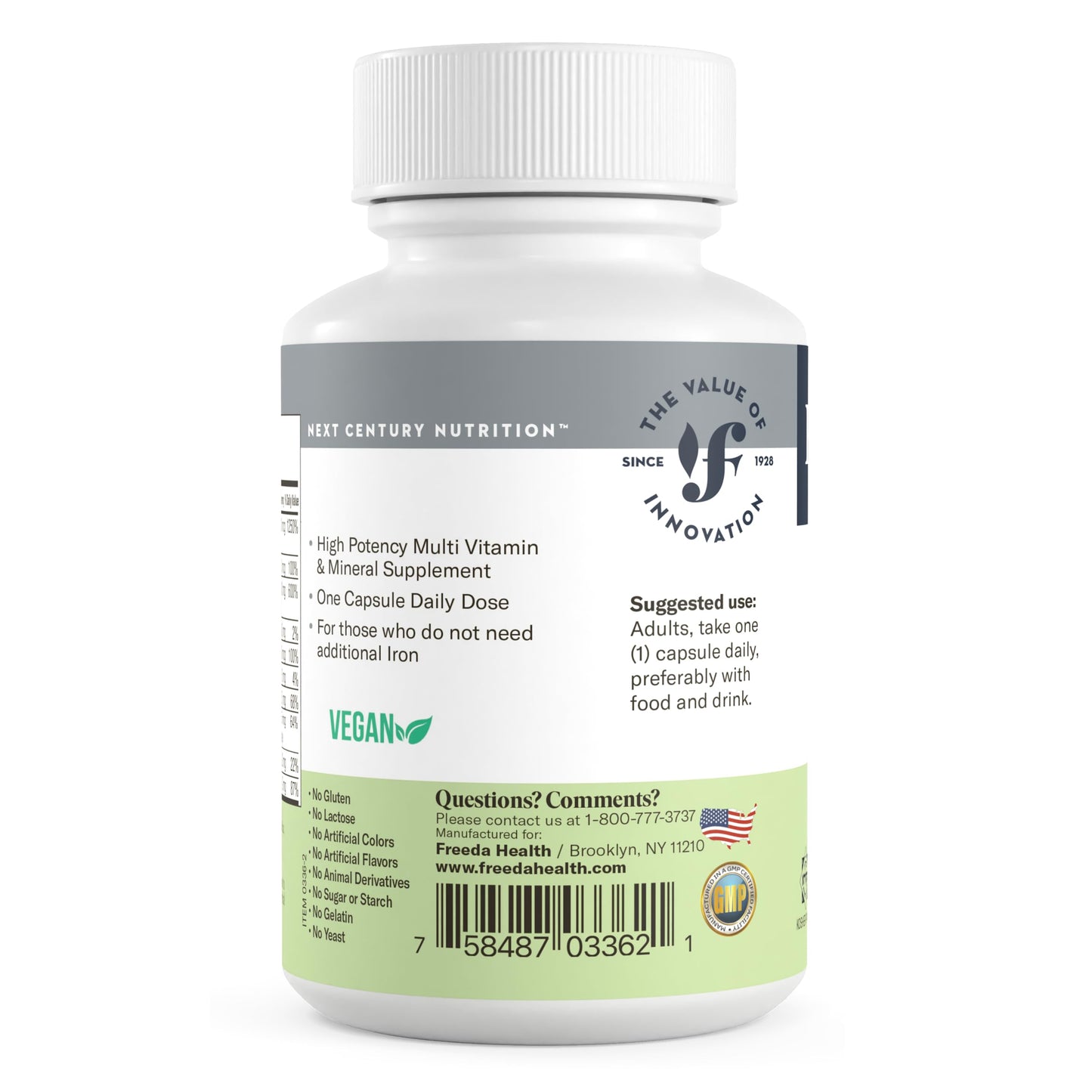 FREEDA multivitamin diario en cápsulas