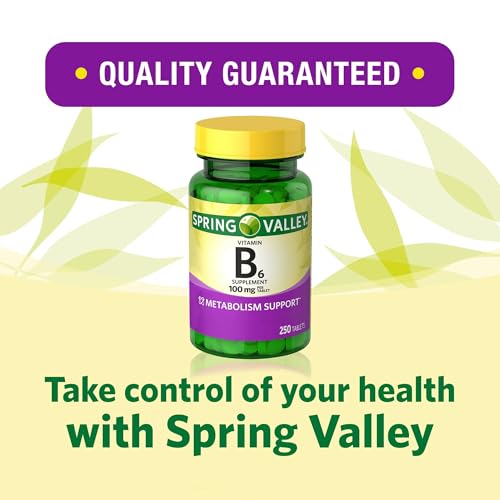 Frontal caja vitamina B6 100mg 250 tabletas Fusion Shop Store