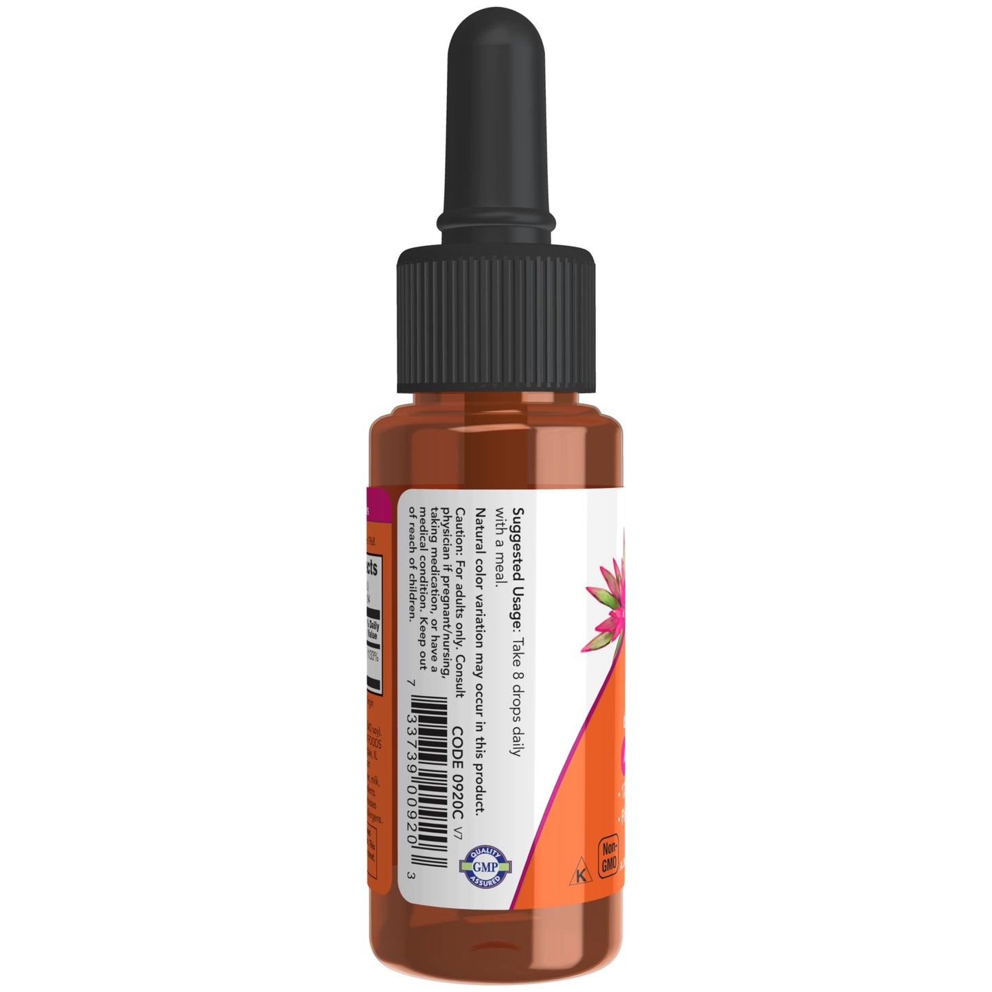 frontal envase aceite vitamina e natural now foods
