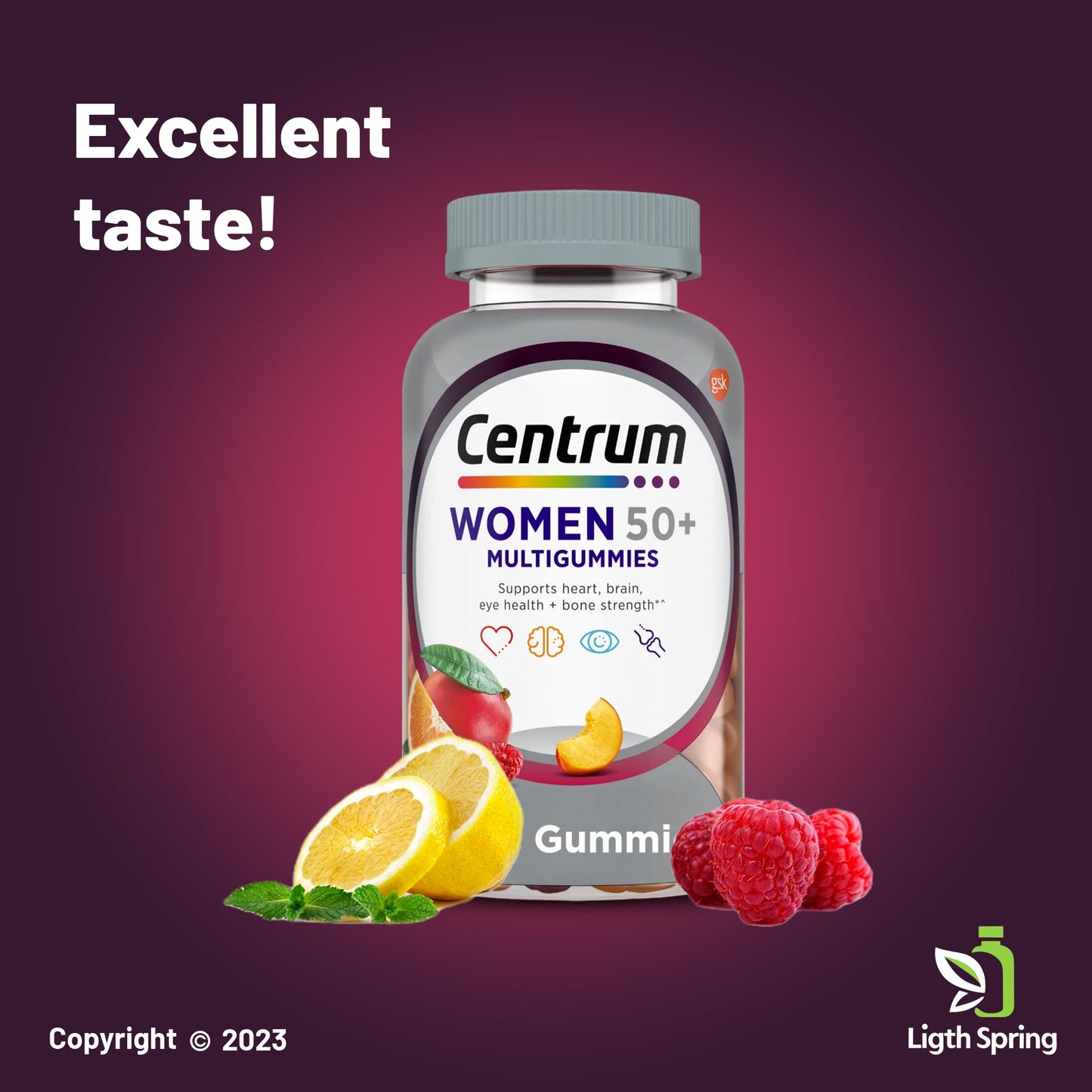 Frutas y gominolas multivitaminas