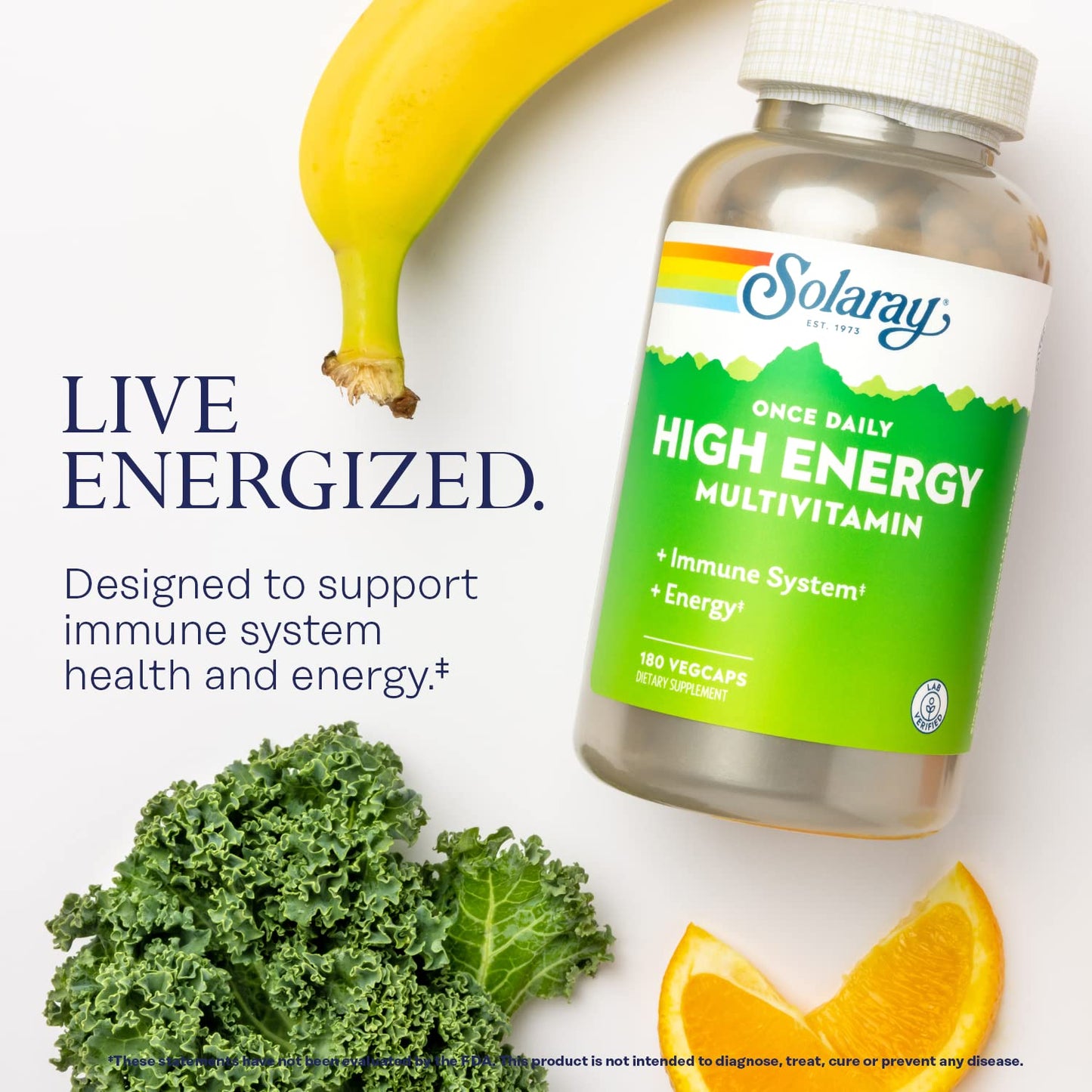 frutas y solaray multivitamínico alta energía