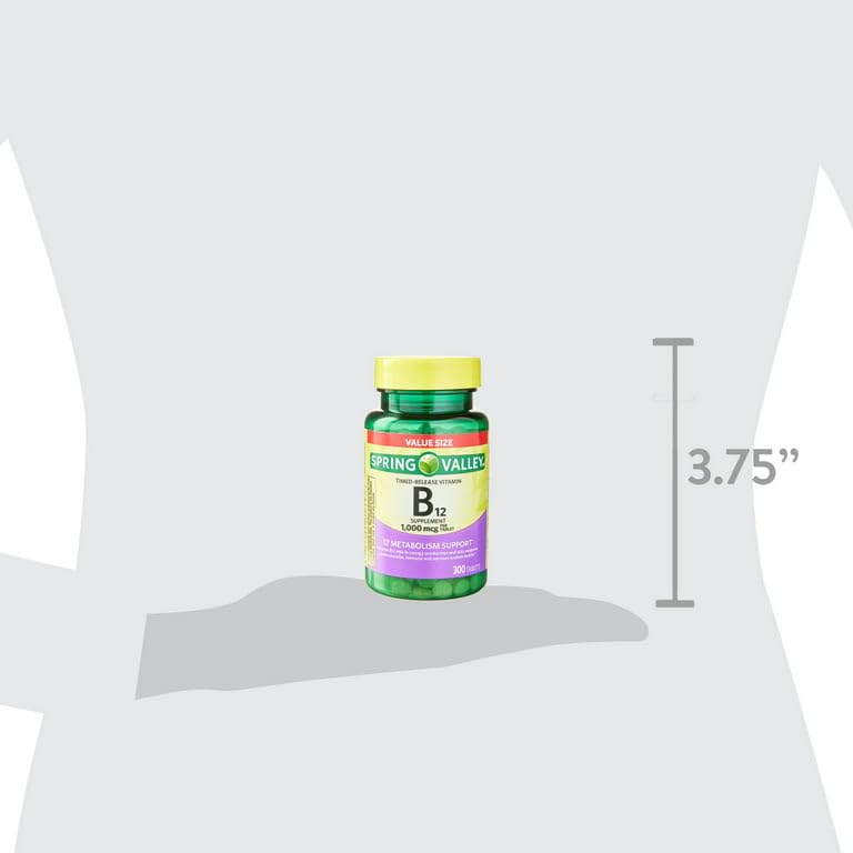 Fusion Shop Store vitamina B12 300 tabletas