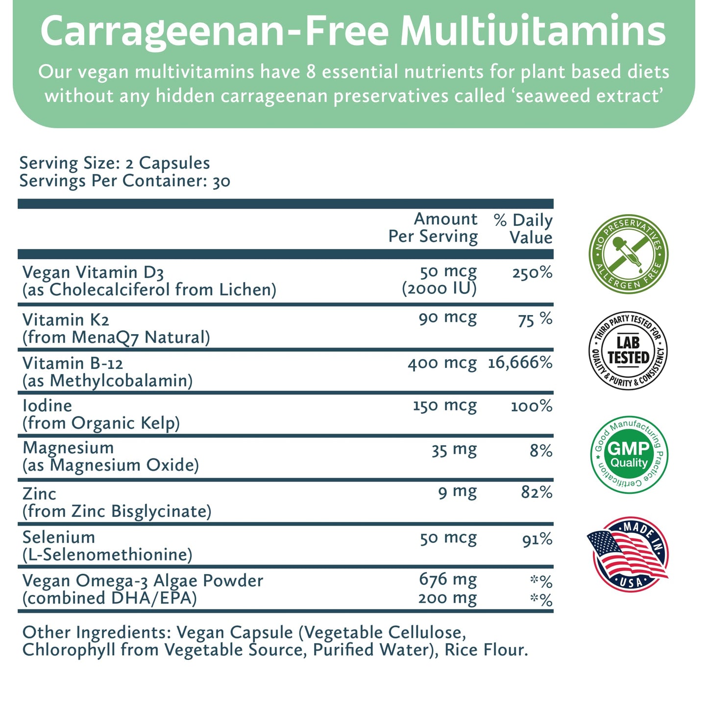 Future Kind multivitaminas para la salud vegana