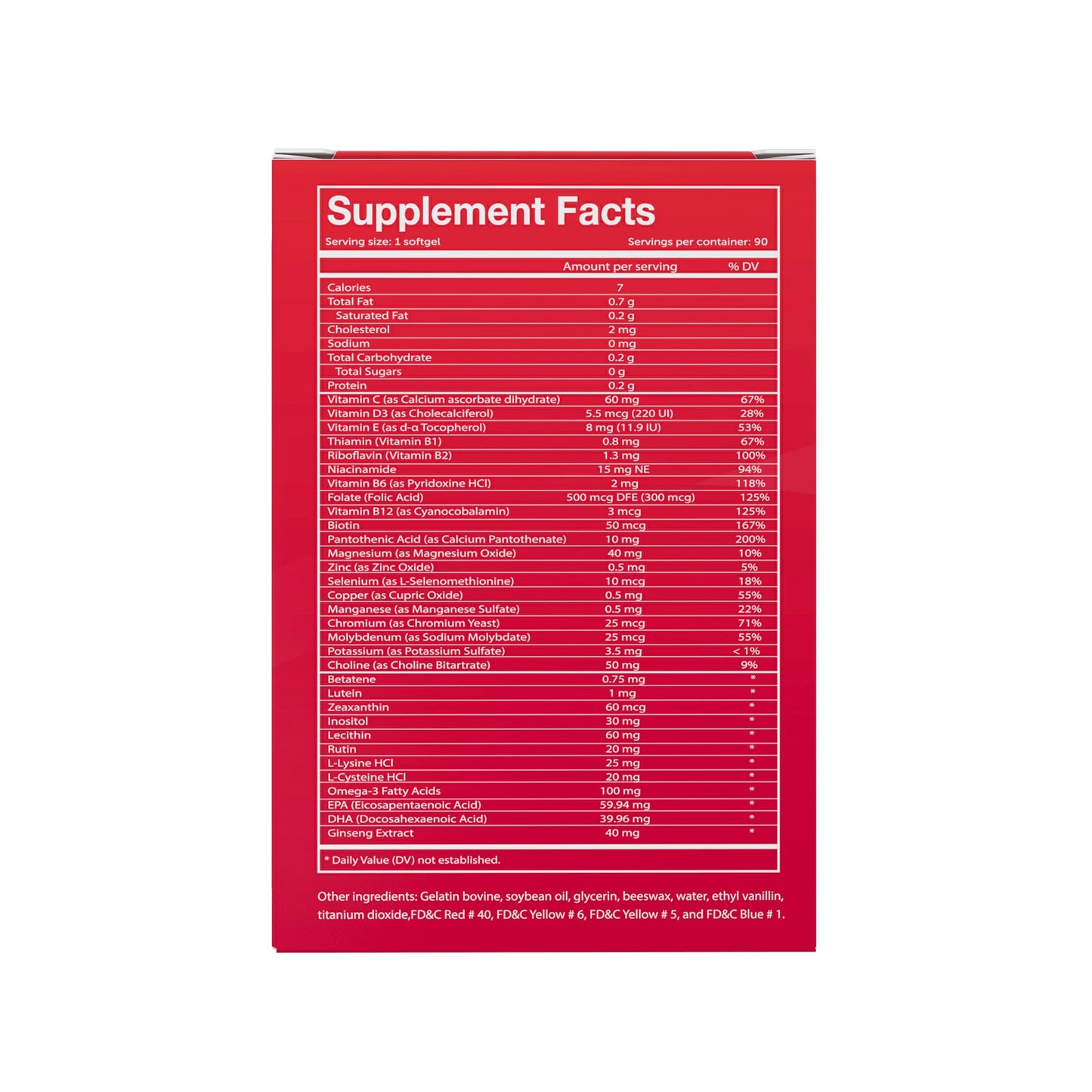 Ginseng y Omega 3 en multivitamínico Vivioptal Active