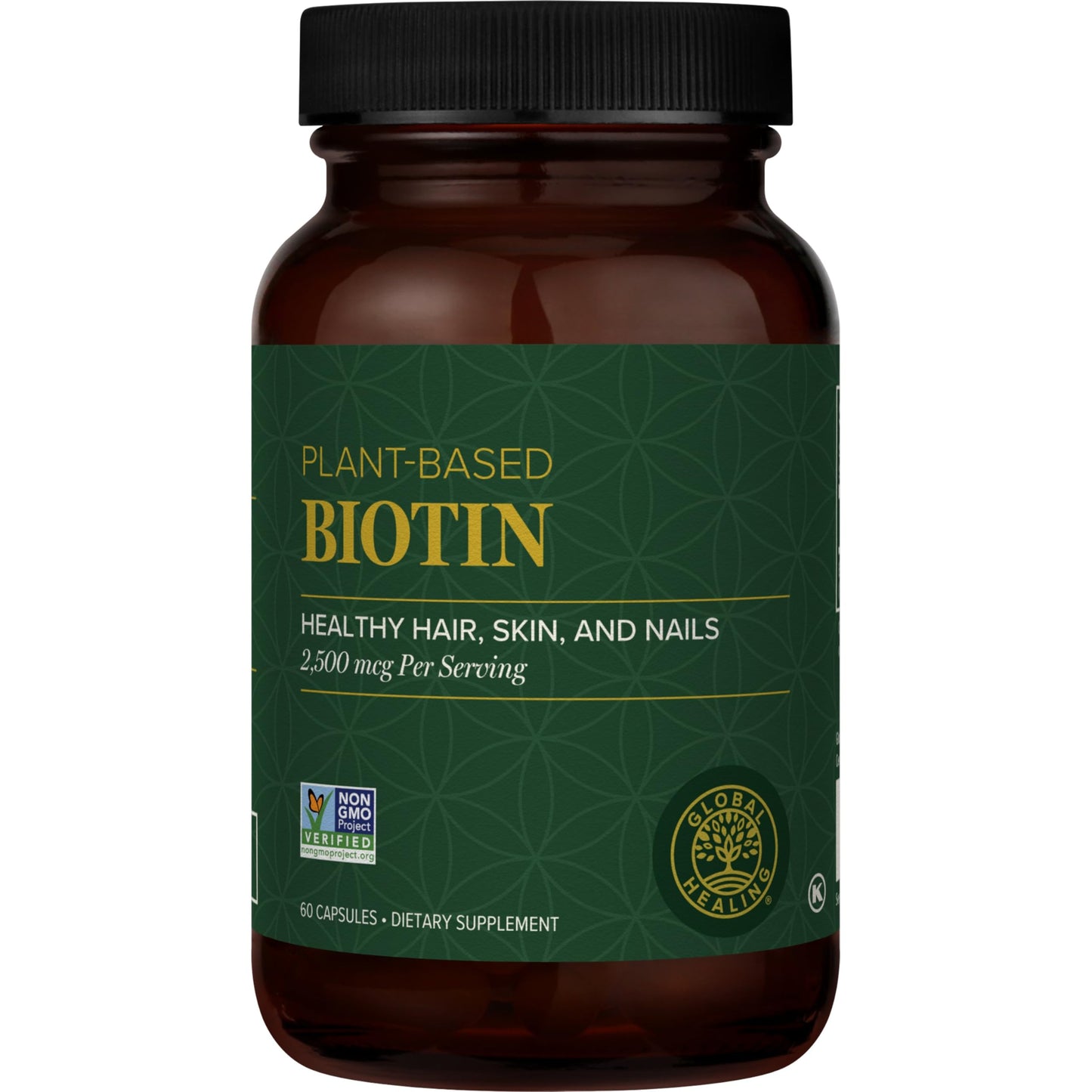 Global Healing Center biotina suplemento natural para cabello y piel