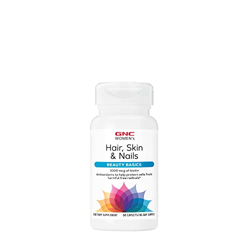 Frasco GNC multivitaminas para mujer cabello piel y uñas