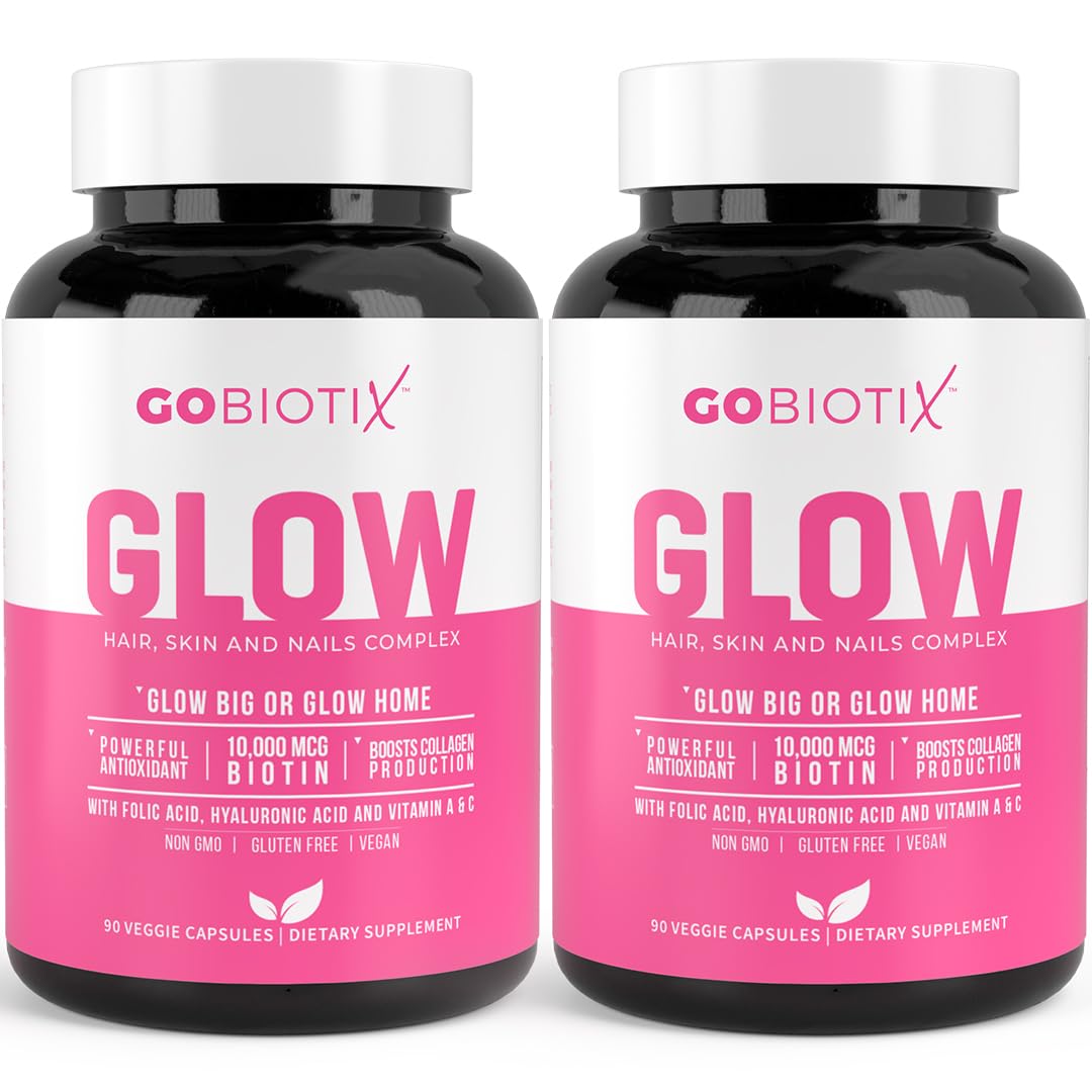 GOBIOTIX vitaminas para cabello y uñas paquete 2
