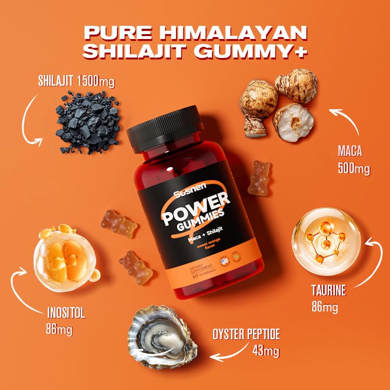 Gomas energéticas Susnen con ingredientes naturales