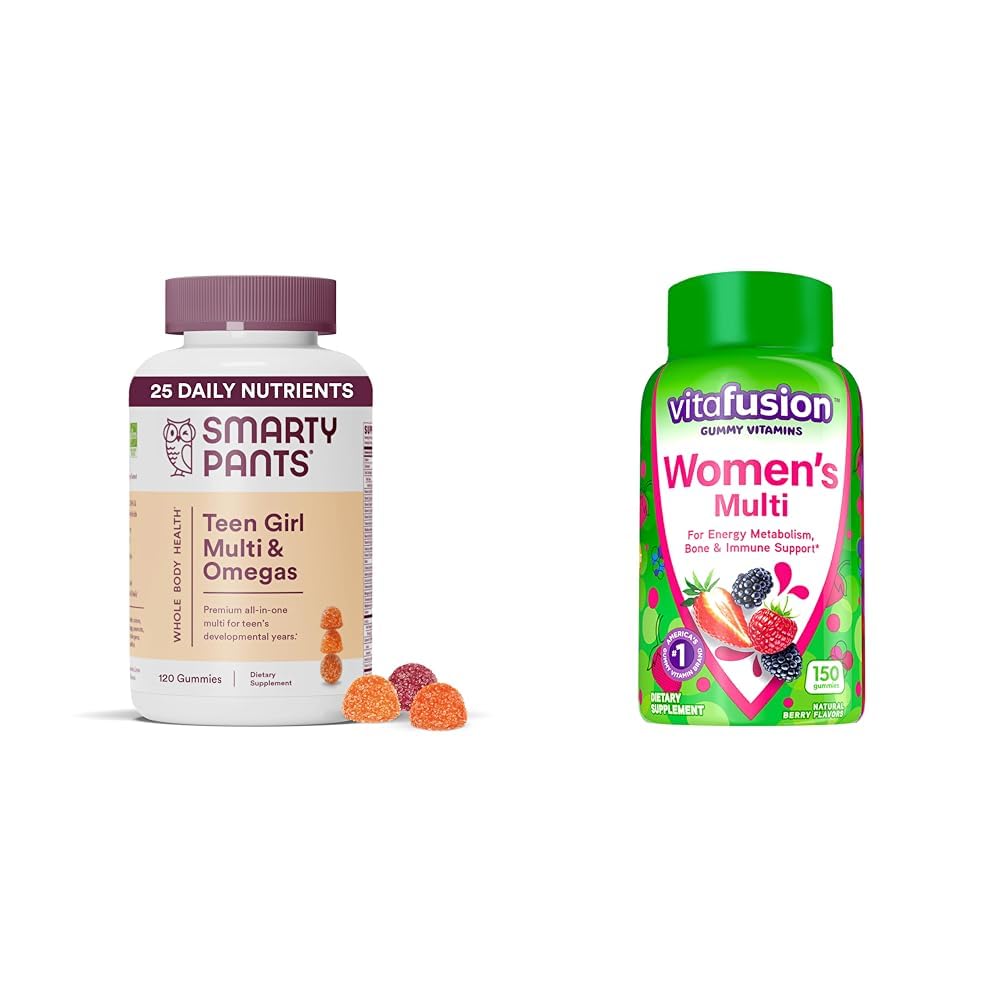 Gomas multivitaminicas SmartyPants y Vitafusion para mujeres y adolescentes