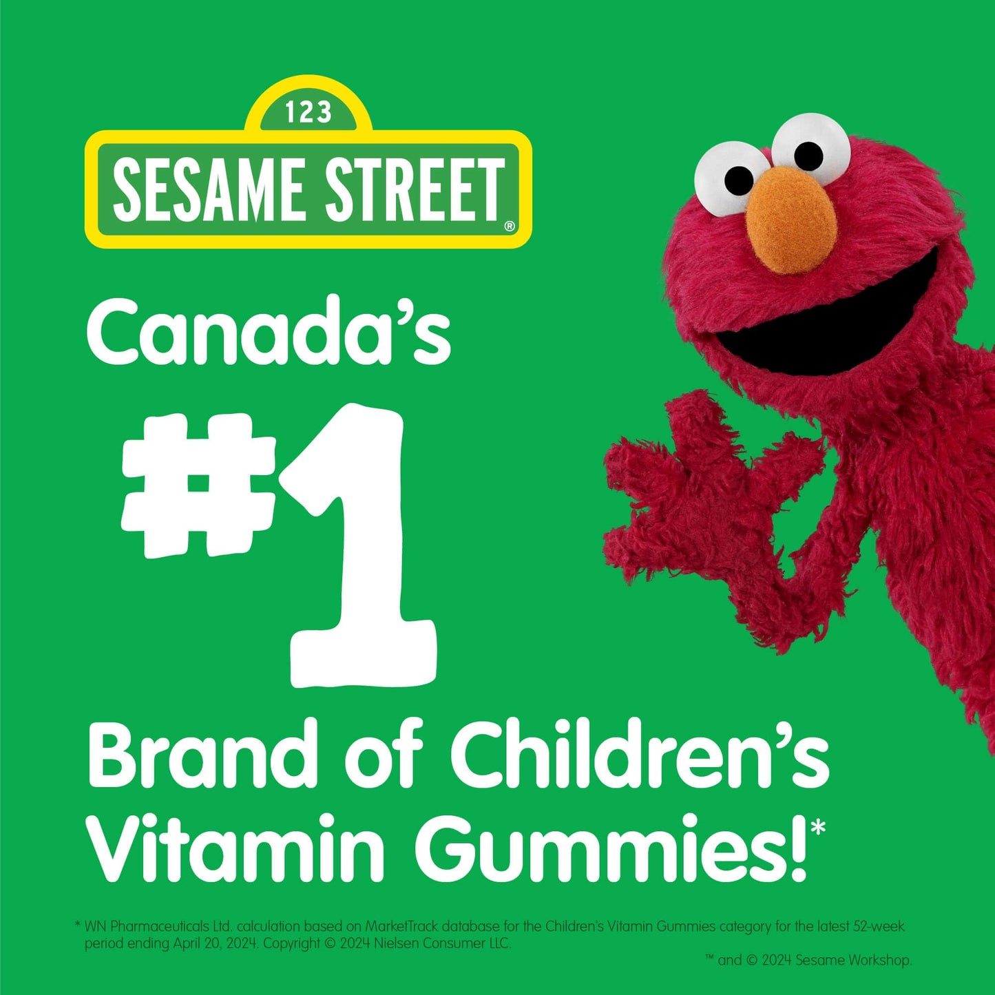 Gomas probióticas naturales para niños niños salud digestiva Sesame Street