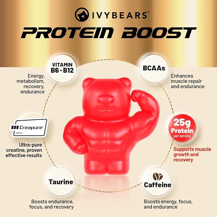 Gomas Proteína Boost con 25g proteína y BCAA