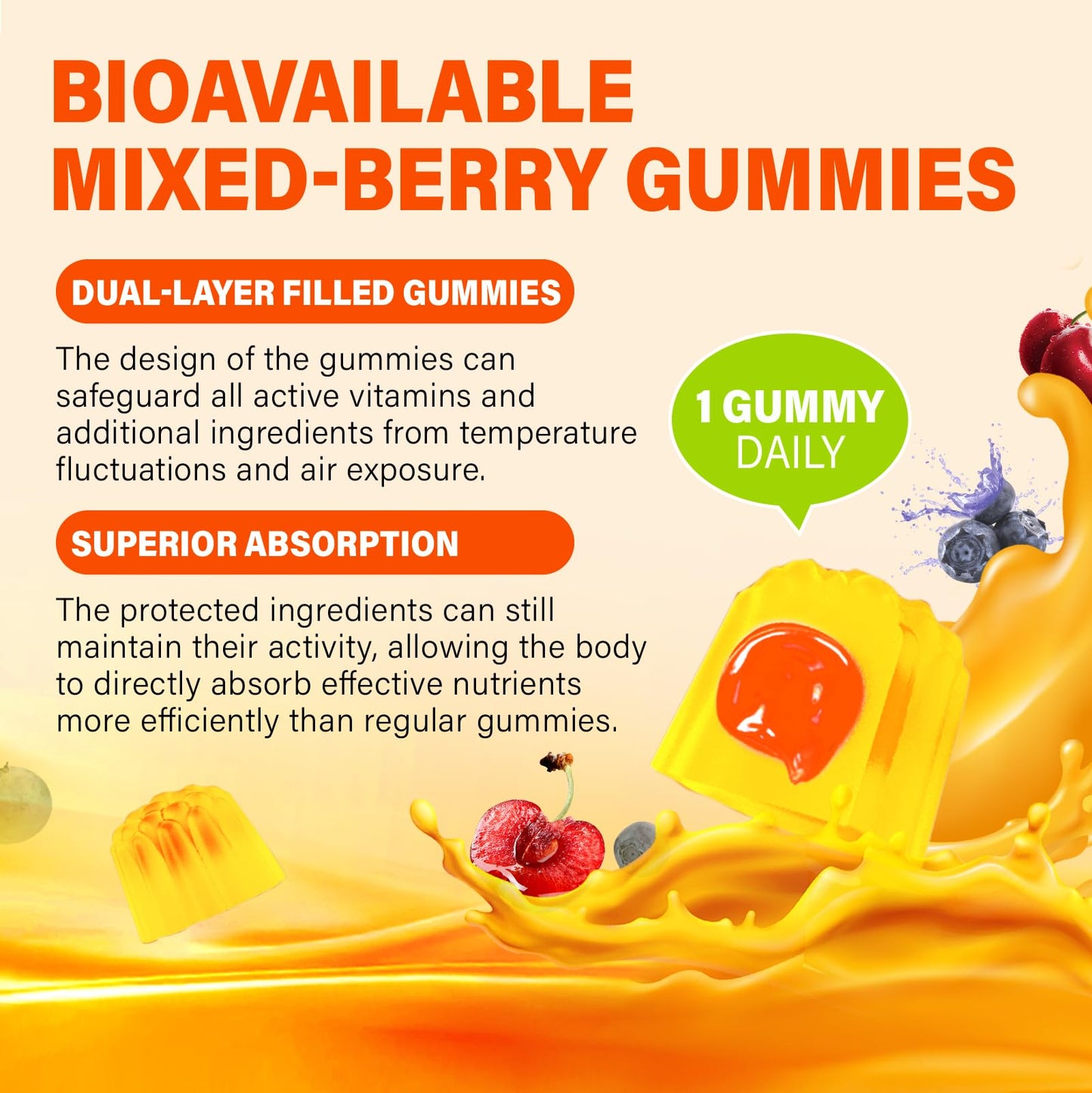 Gomas de vitamina c sin gluten ni soya