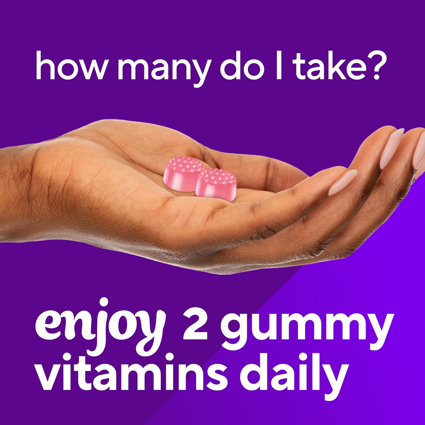 Gomas de vitamina D3 vitafusion sabor a fresa para inmunidad y huesos