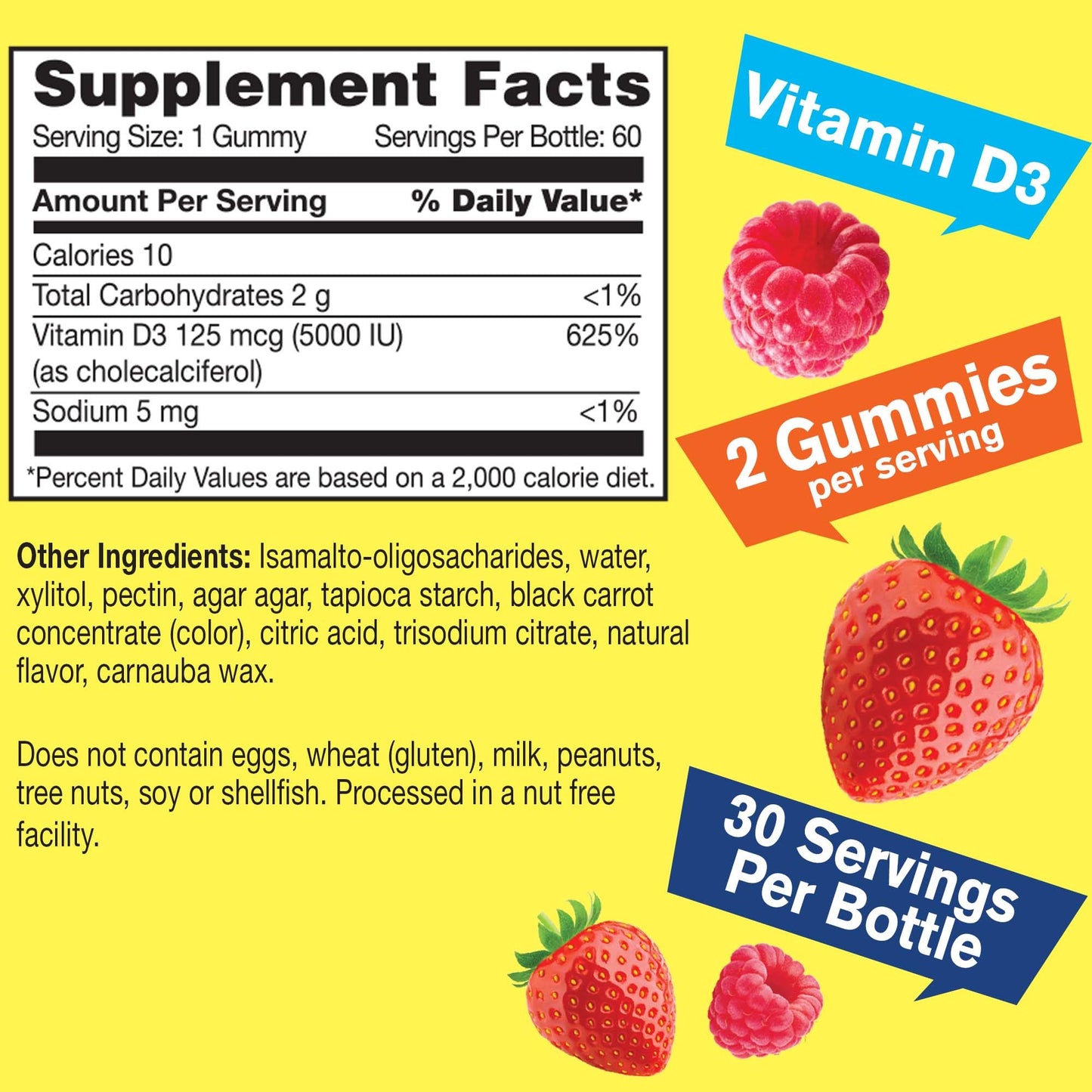 Gomas WellYeah vitamina D3 para apoyo inmune y salud ósea