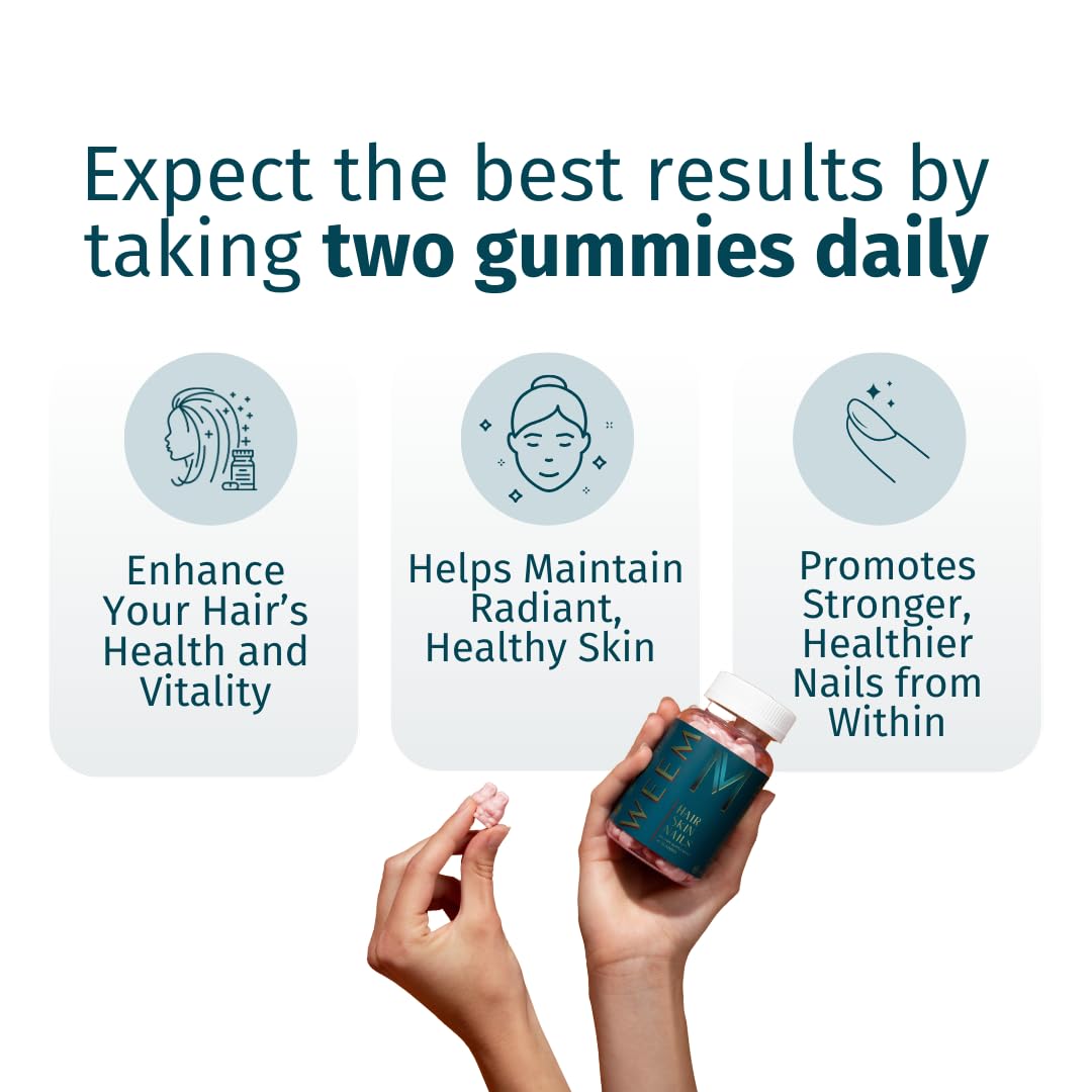 Gominolas biotina y vitaminas para crecimiento cabello y uñas