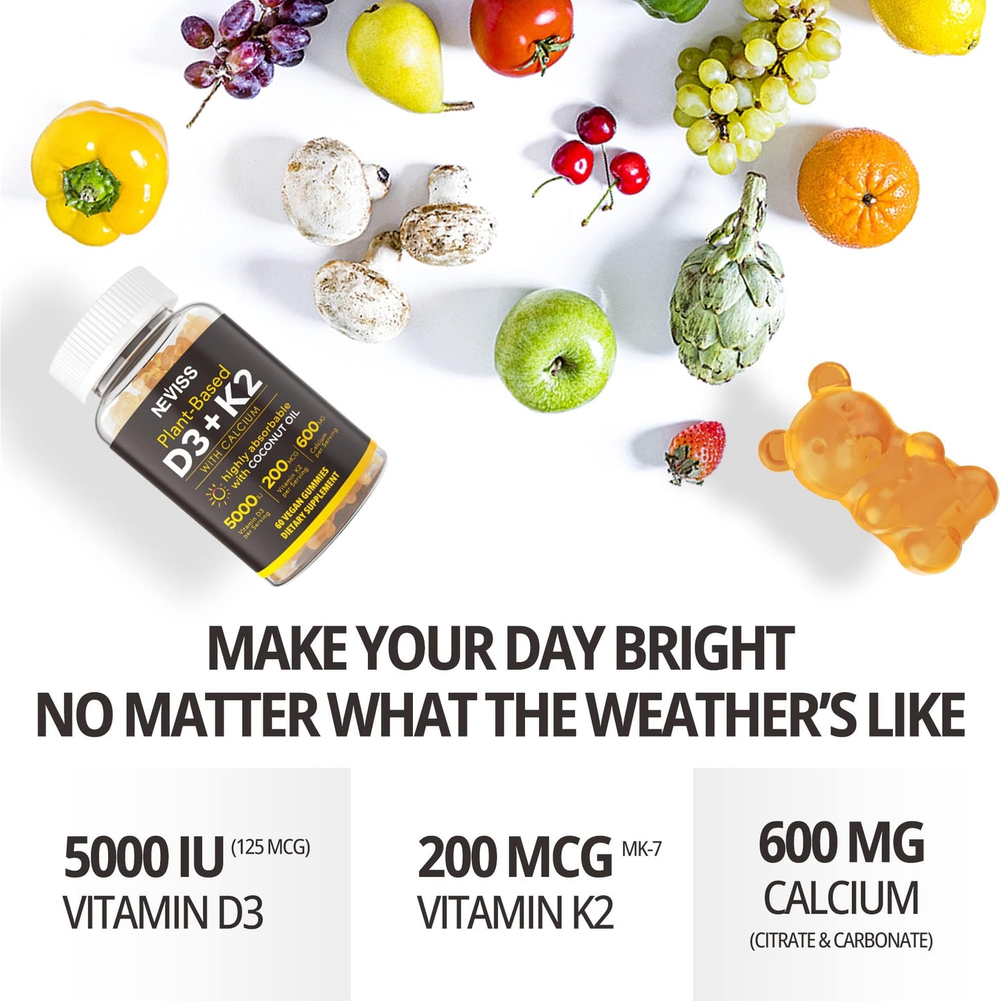 Gominolas digestivas con enzimas multi mezcla neviss