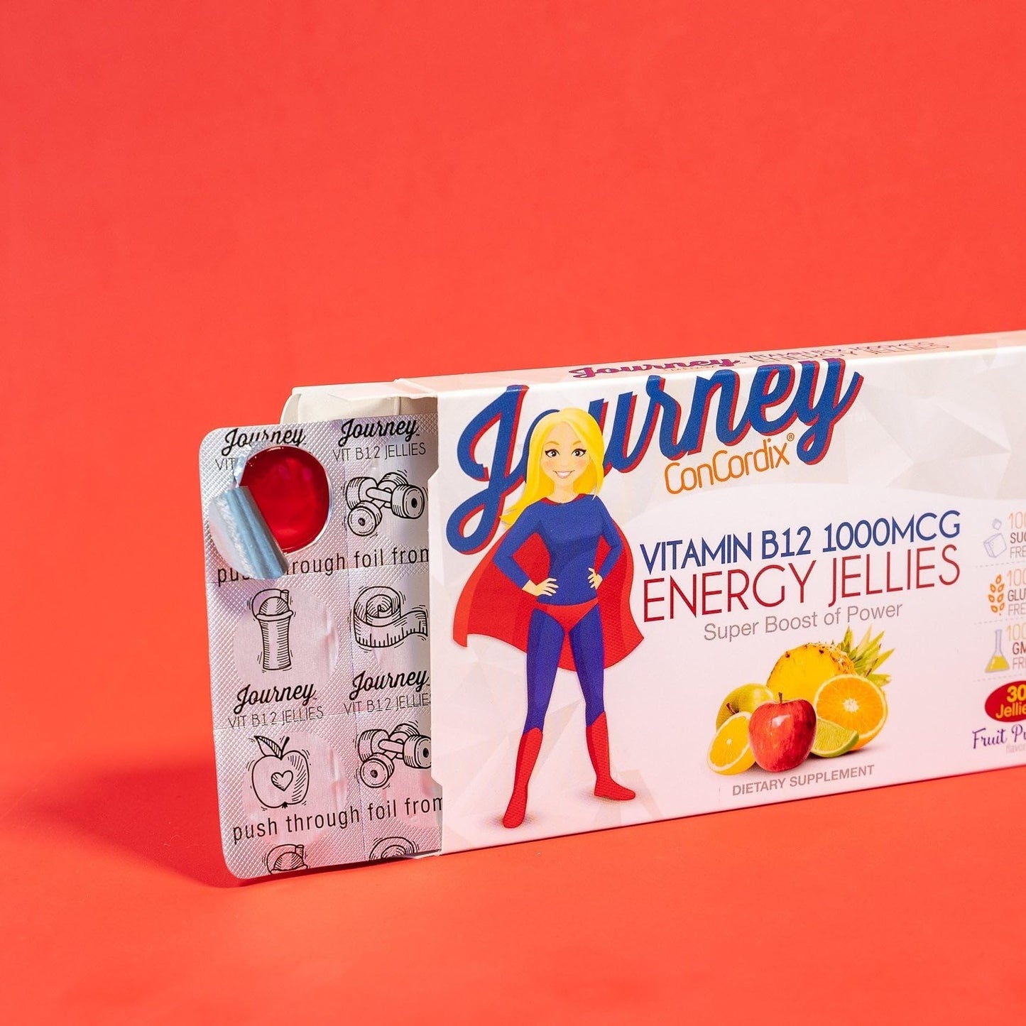 Gominolas Journey B12 certificadas calidad ingredientes