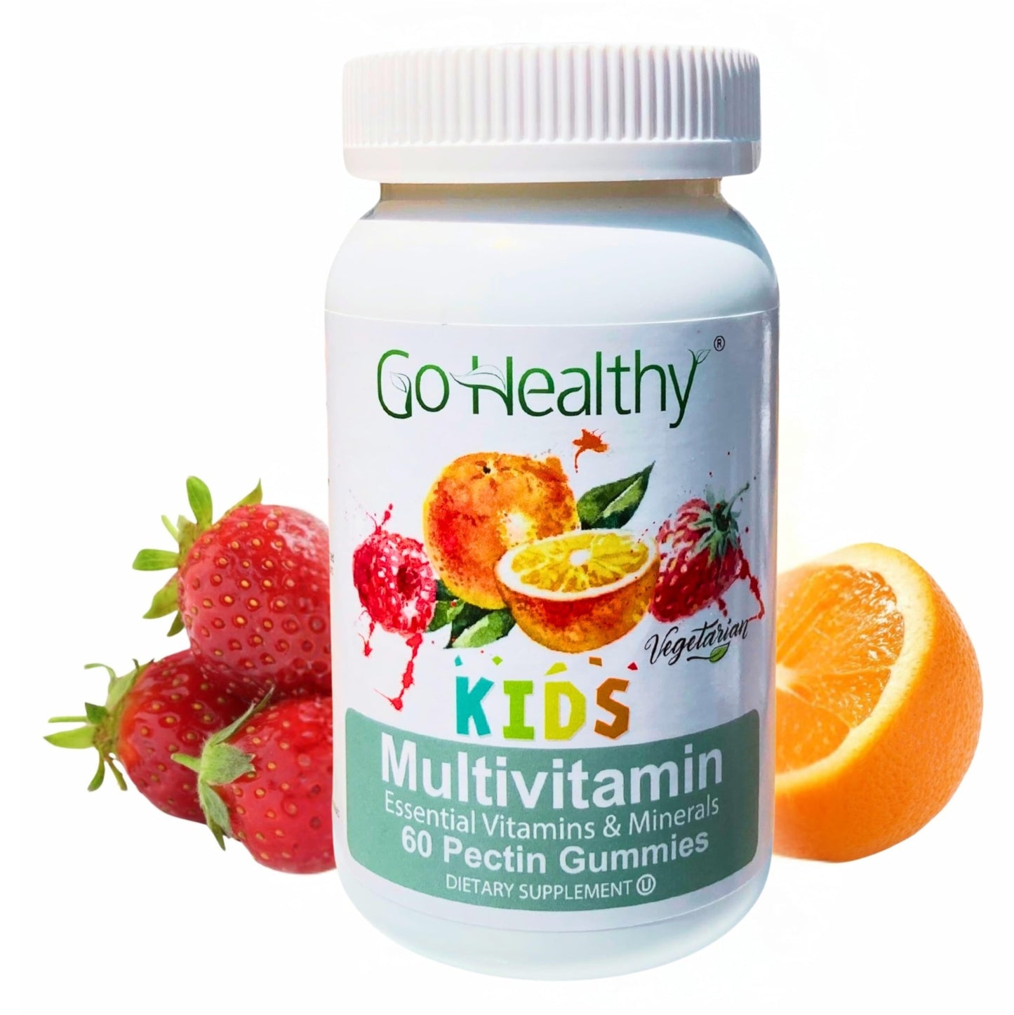 Gominolas multivitamínicas Go Healthy sabor frutas para niños