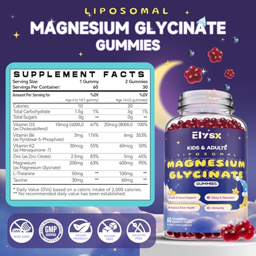Gominolas multivitaminas con magnesio glicinato para niños