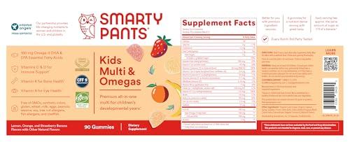 Gominolas multivitamínicas SmartyPants tomadas por niños