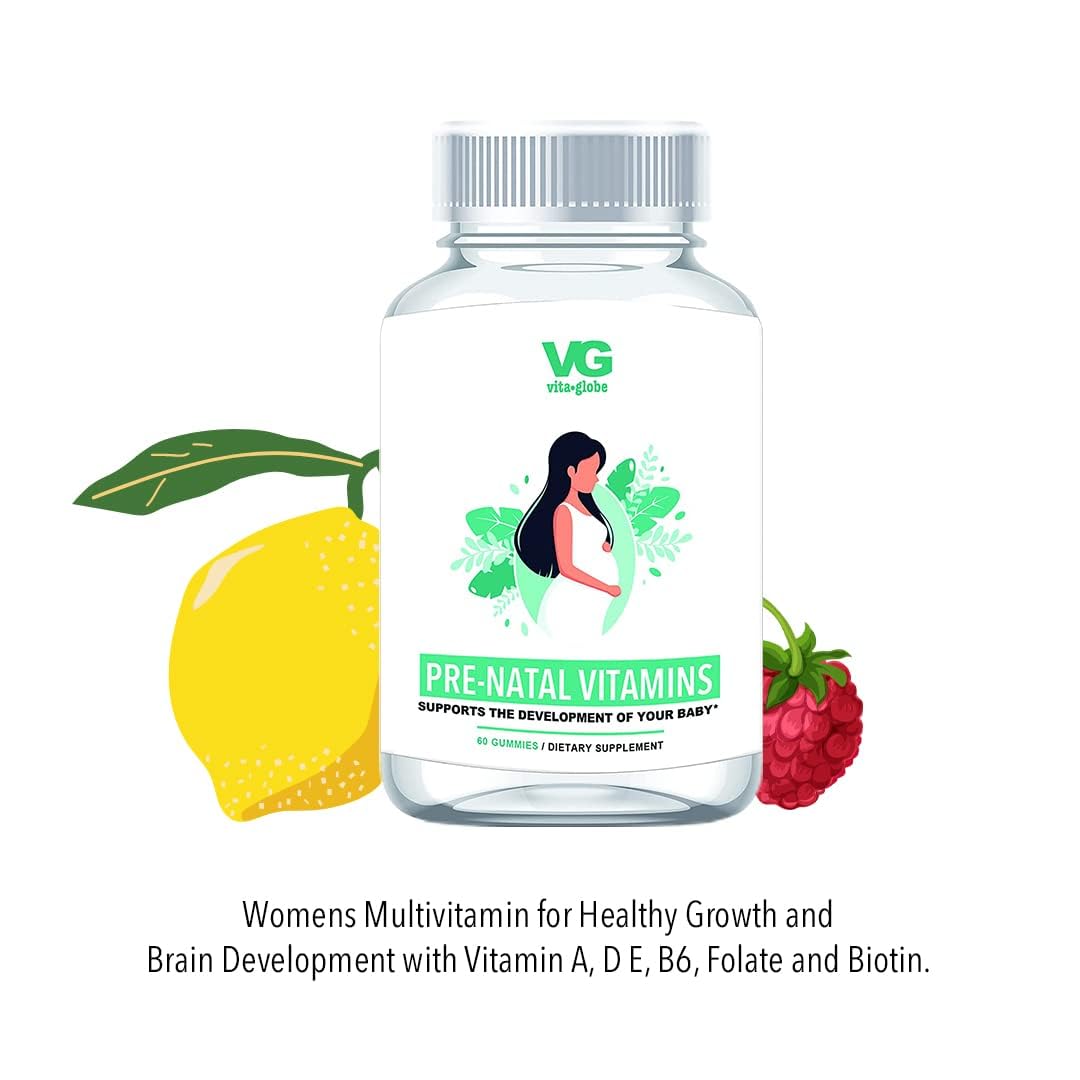 Gominolas VitaGlobe con omega 3 EPA DHA para embarazo saludable