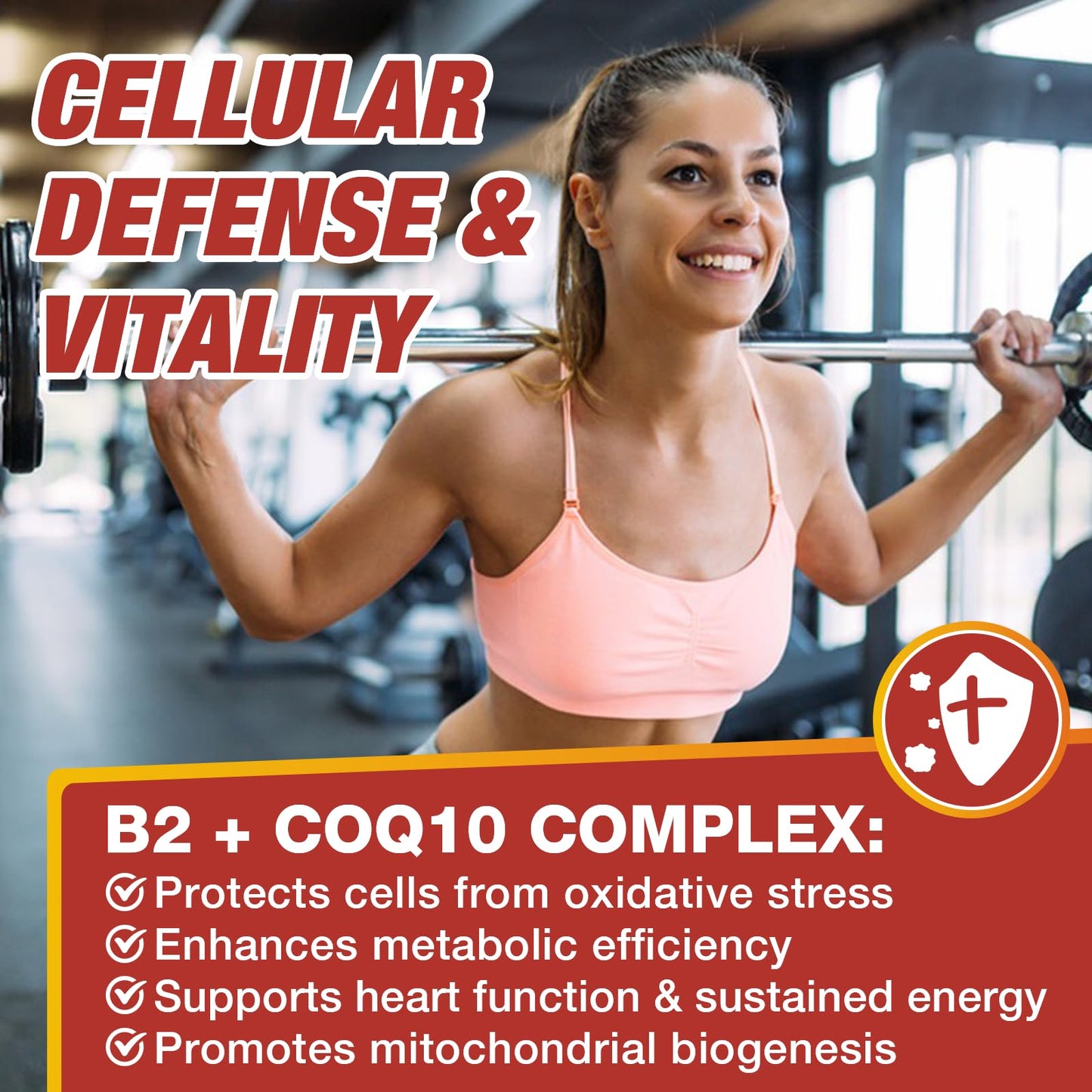 Gominolas de Vitamina B2 con magnesio sabor fresa