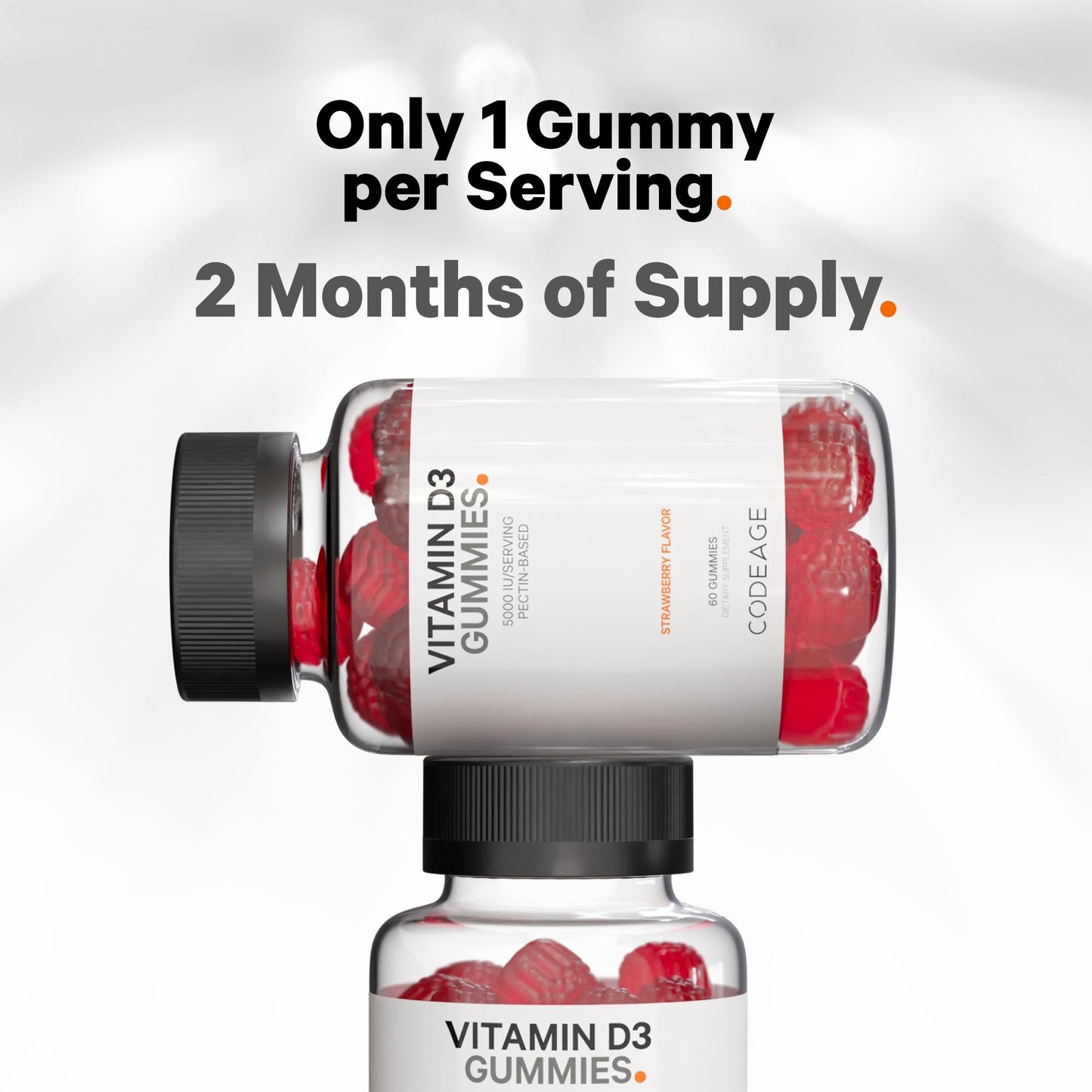 Gominolas vitamina d3 Codeage envase paquete grande
