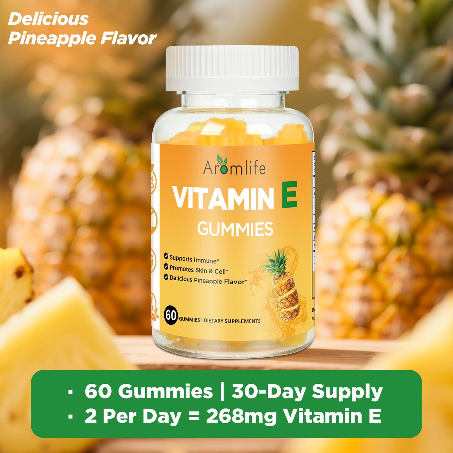 Gomitas Aromlife vitamina E soporte inmunológico y celular