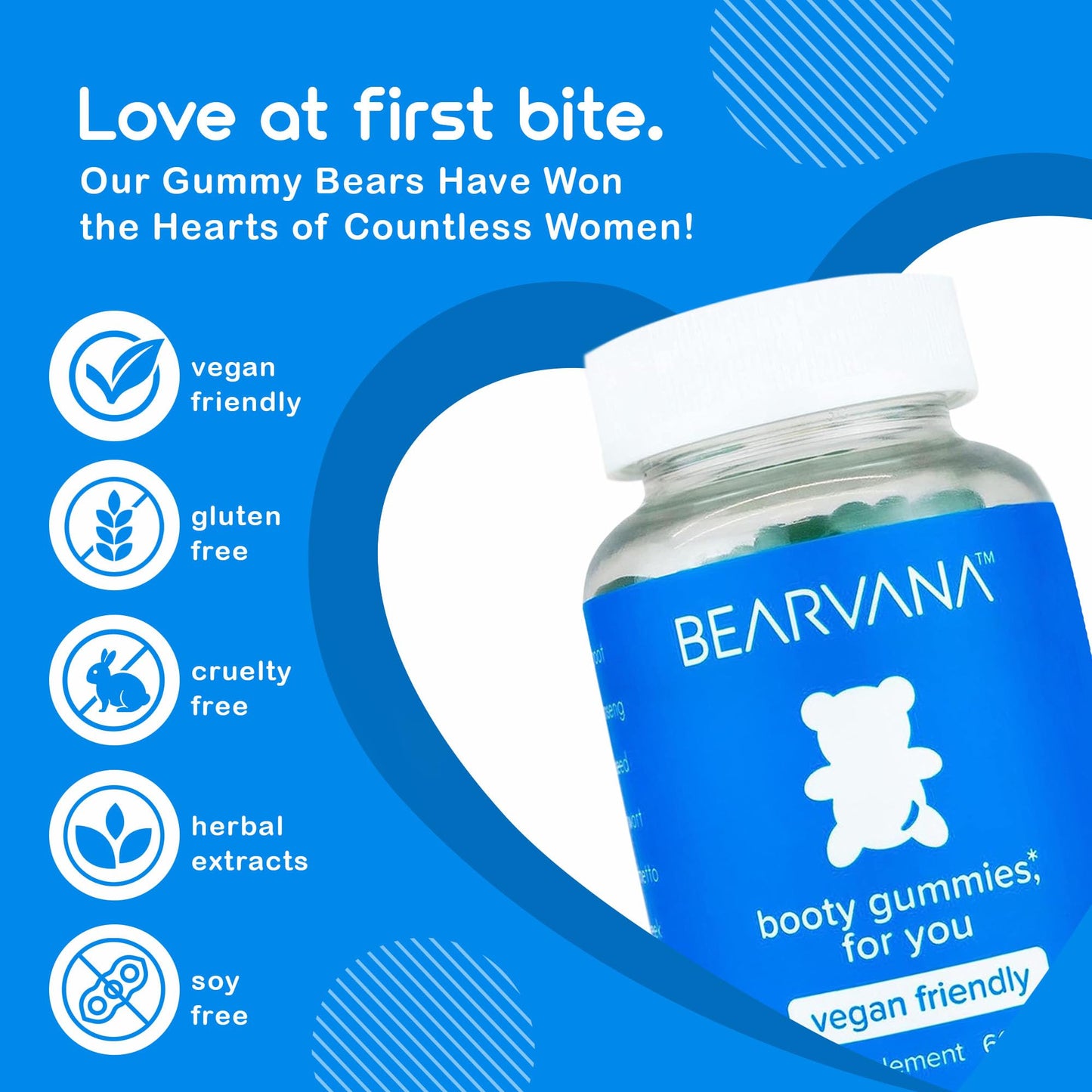 Promoción de gomitas BEARVANA para fitness