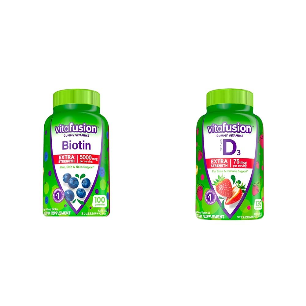 Gomitas de biotina Vitafusion sabor berries