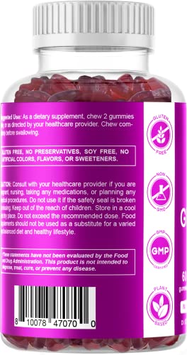 Gomitas Biotina Vitamatic en envase de plástico transparente