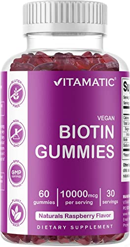 Gomitas de biotina Vitamatic para piel cabello y uñas