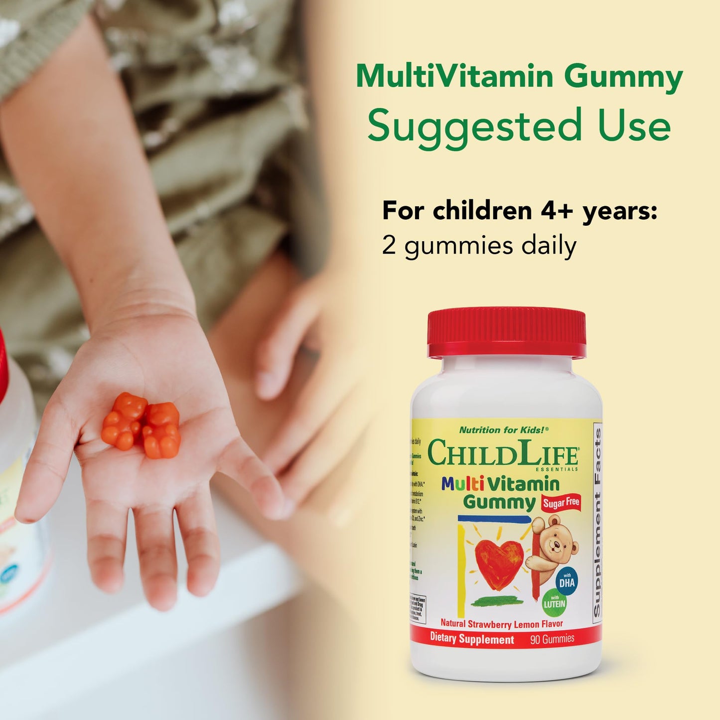 Gomitas Childlife Essentials multivitamínicas para salud y desarrollo infantil