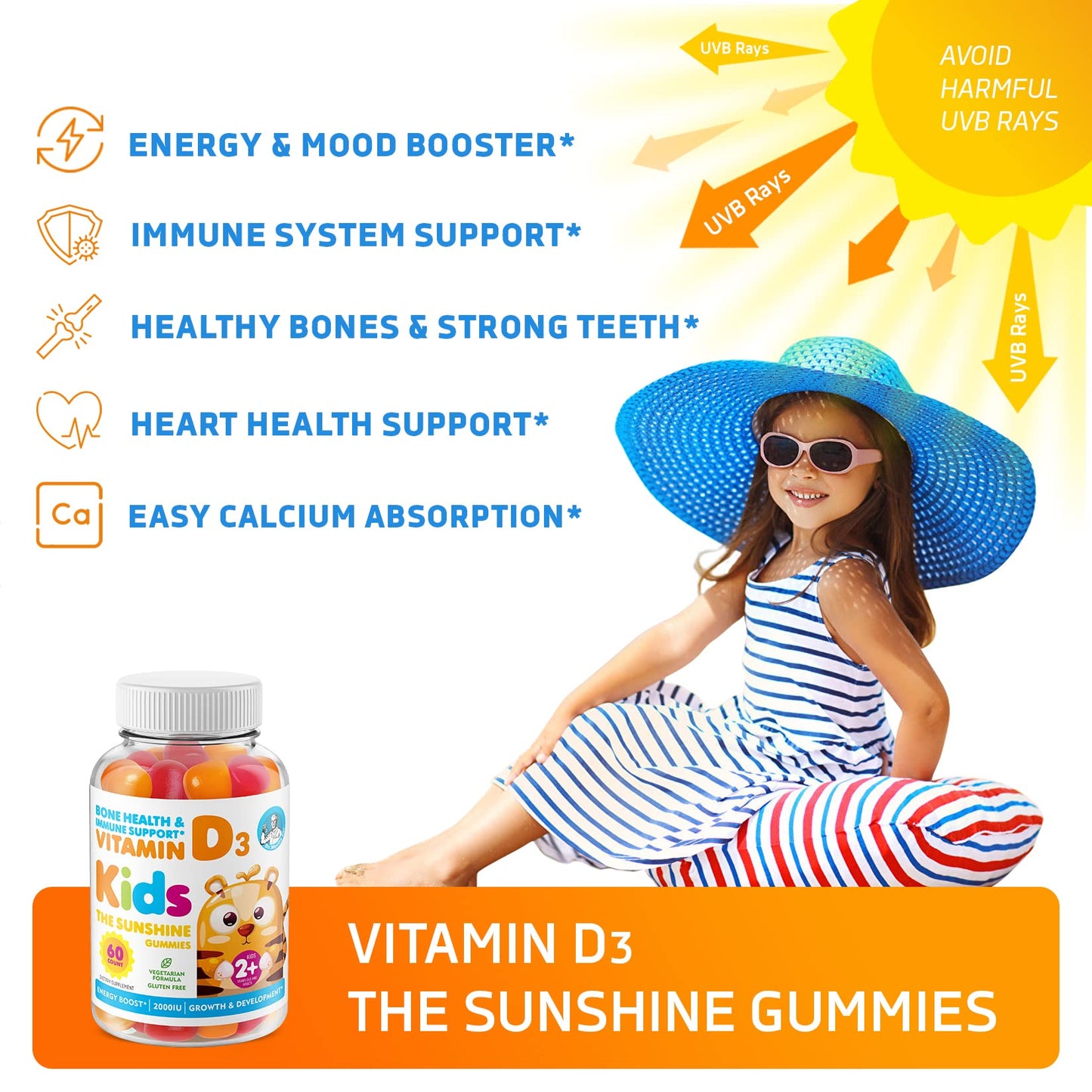 Gomitas DR MORITZ vitamina D3 y magnesio para sistema nervioso y sueño