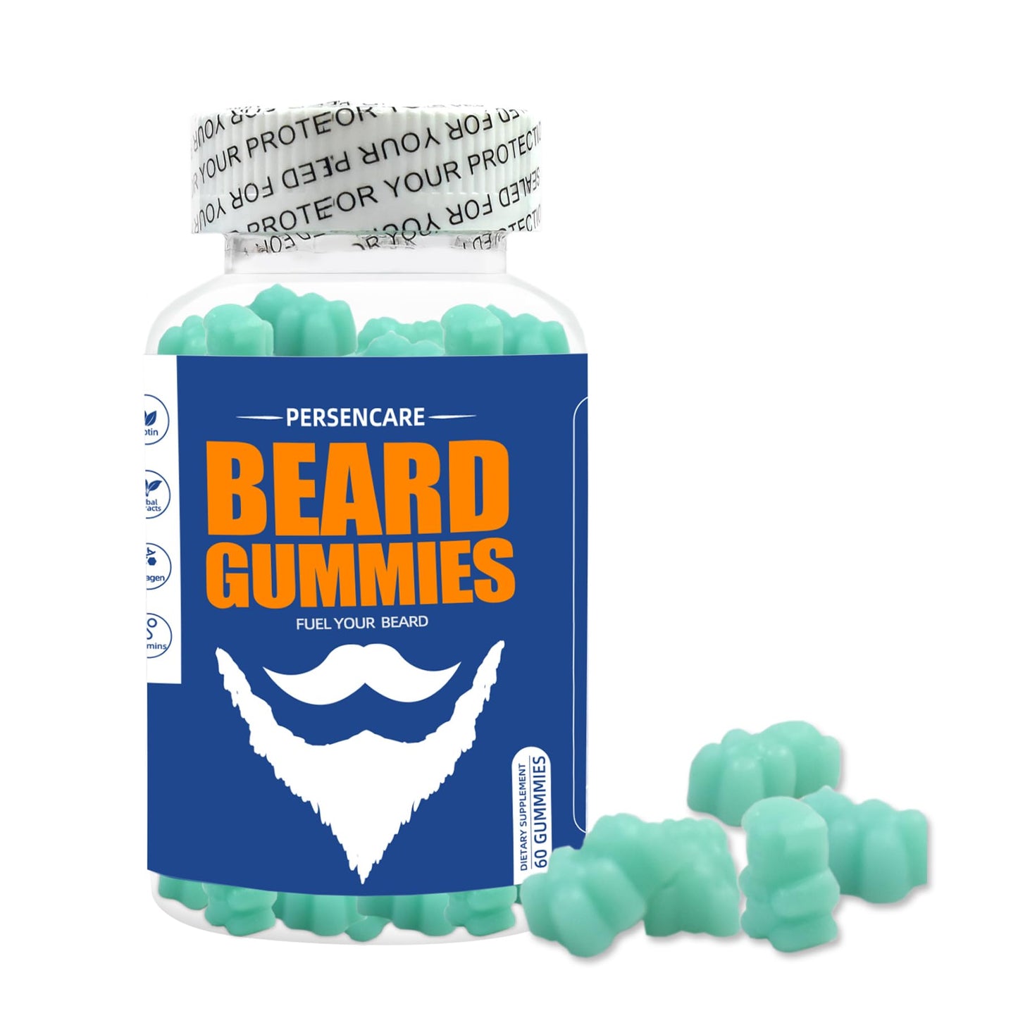 Gomitas fáciles de consumir para crecimiento capilar masculino